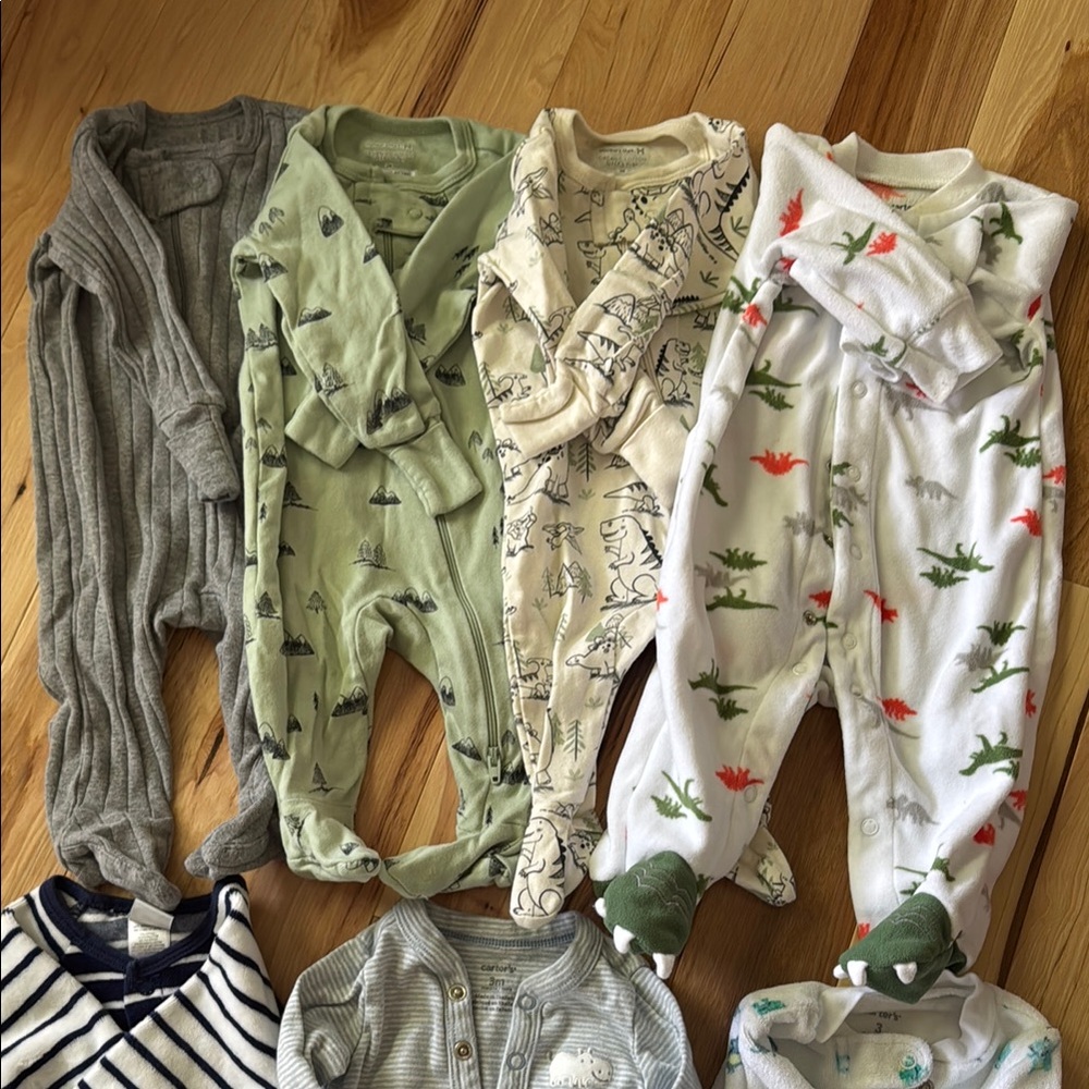 Lot of 7 sleepers - size 3m